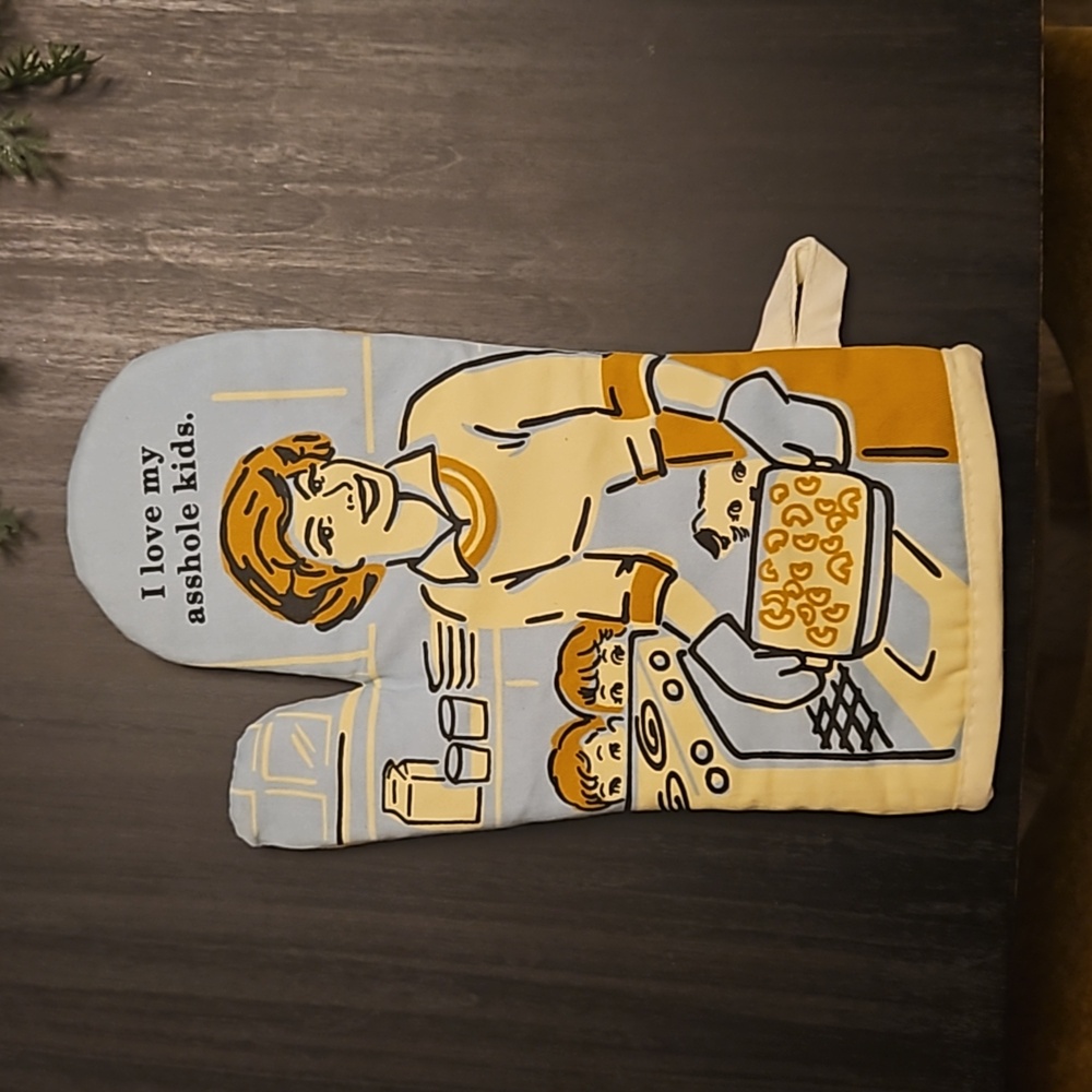 Blue Q "I Love My @#$%^!* Kids" Oven Mitt